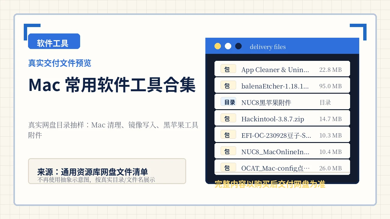 Mac 常用软件工具合集主图