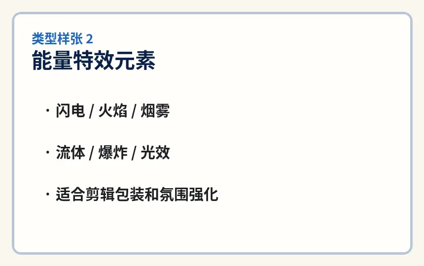 1650个 MG 动画标题转场元素包：闪电、烟雾、火焰和流体素材类型样张 2