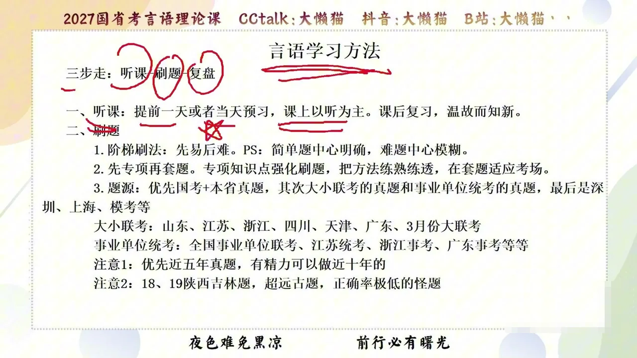 2027年国省考大懒猫言语理论课课程视频截图