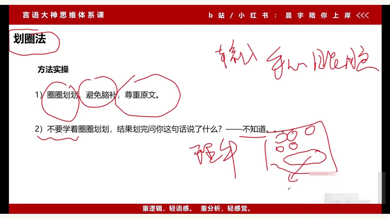 2026年晨宇陪你上岸言语大神思维体系课课程视频截图